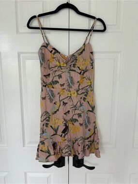 Reformation Mini Tropical Print Dress